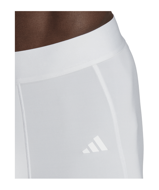 adidas Techfit Aeroready Tight Short Weiss - weiss