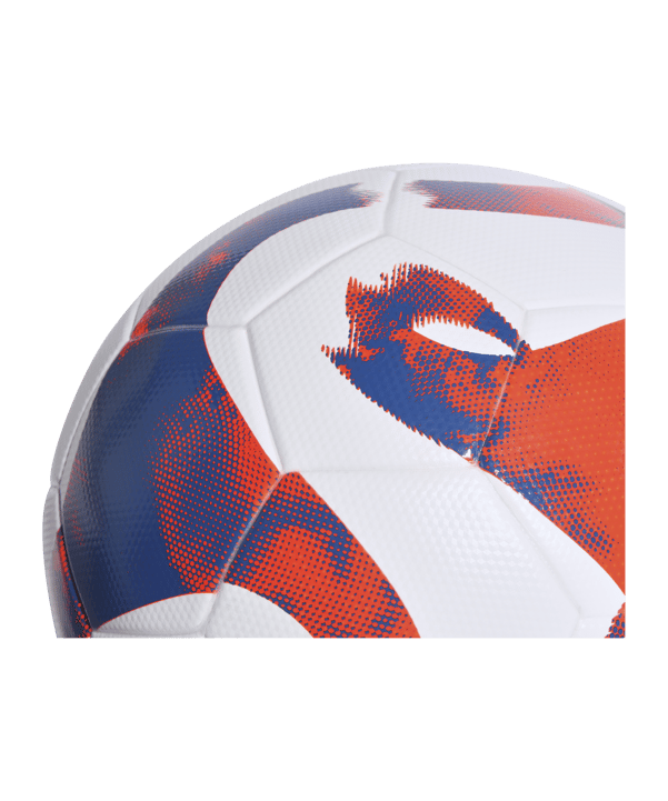 adidas Tiro League Trainingsball Weiss Blau Orange - weiss